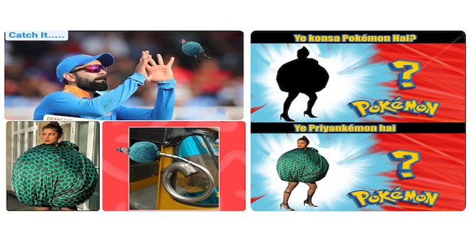 Priyankemon, parachute, firecracker, a ball Virat Kohli is trying to catch are just some of the choicest memes that are making the rounds Priyankemon, parachute, firecracker, a ball Virat Kohli is trying to catch are just some of the choicest memes that are making the rounds