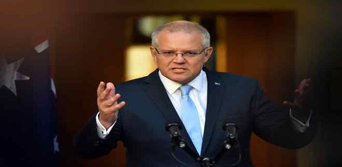 PM Morrison has urged Facebook to 'move quickly past' what he terms as threatening behaviour PM Morrison has urged Facebook to 'move quickly past' what he terms as threatening behaviour