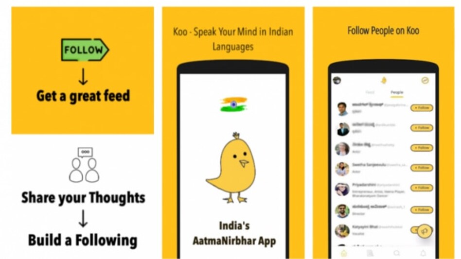 Koo microblogging platform now among top free apps in India Koo microblogging platform now among top free apps in India