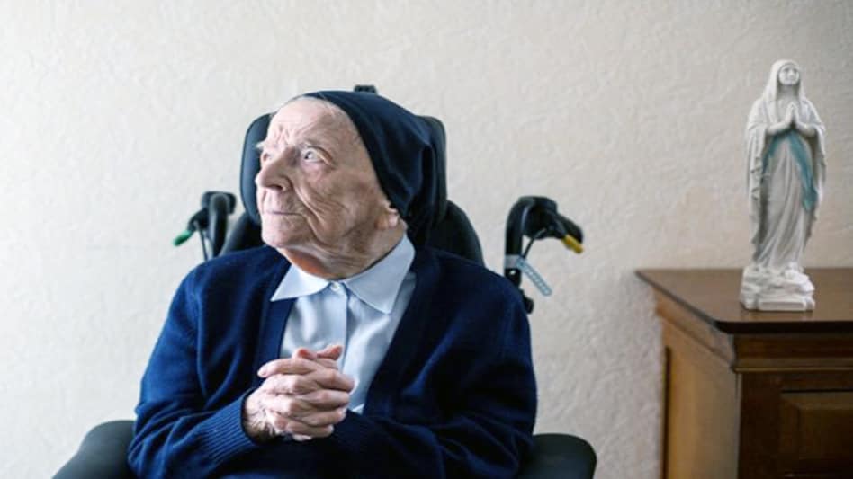 Sister Andre (Photo: @Sachinettiyil) Sister Andre (Photo: @Sachinettiyil)