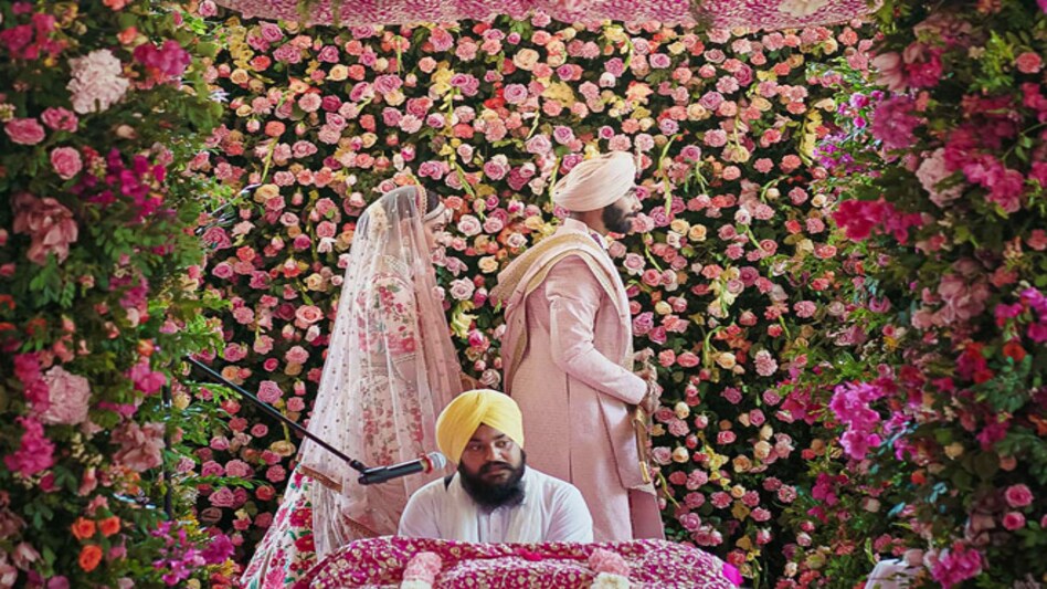 Bumrah and Ganesan shared pictures of the wedding ceremony on social media Bumrah and Ganesan shared pictures of the wedding ceremony on social media
