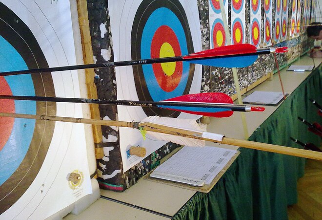 Shillong Teer is an archery-based lottery organised by the Khasi Hills Association, a consortium of 12 archery clubs Shillong Teer is an archery-based lottery organised by the Khasi Hills Association, a consortium of 12 archery clubs