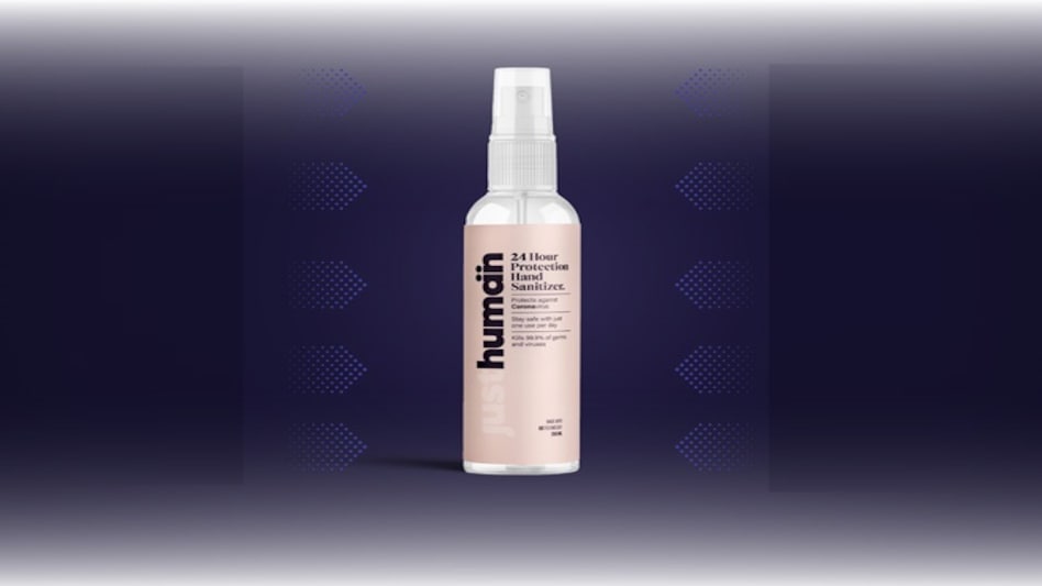 The hand sanitiser is being launched in India and the US under the brand Just Human The hand sanitiser is being launched in India and the US under the brand Just Human