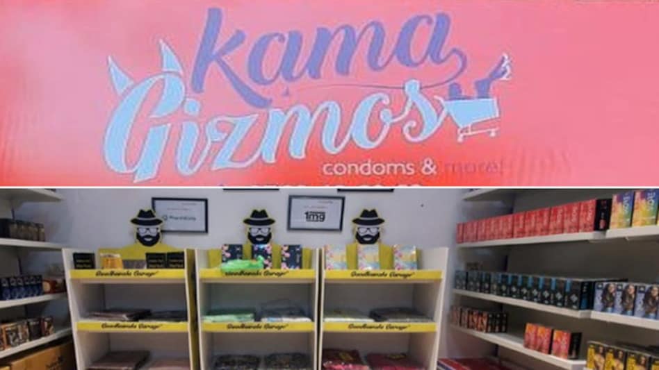 Kama Gizmos was a joint venture of two sex product retailers--Kamakart and Gizmoswala. The two retailers had set up shop in Goa touristy area of Calangute Kama Gizmos was a joint venture of two sex product retailers--Kamakart and Gizmoswala. The two retailers had set up shop in Goa touristy area of Calangute