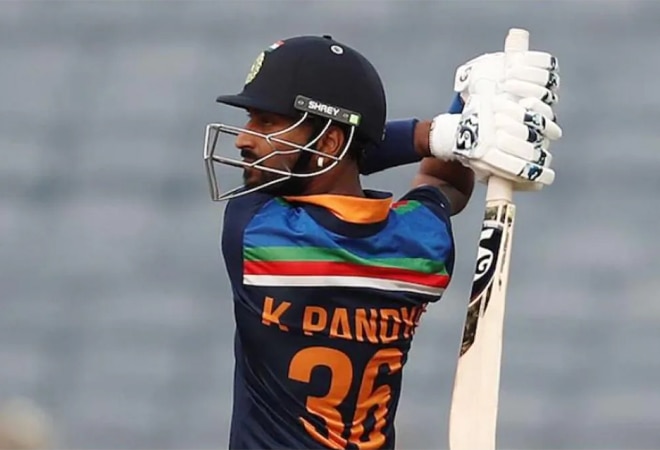 Krunal Pandya gets emotional after scoring fastest half-century on ODI debut