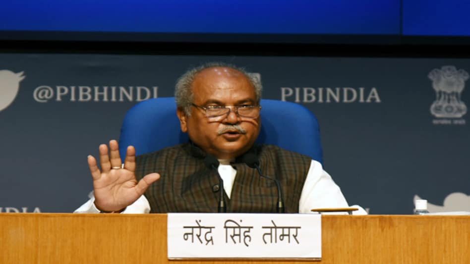 Agriculture Minister Narendra Singh Tomar Agriculture Minister Narendra Singh Tomar
