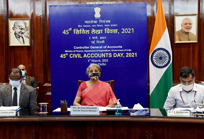 FM Nirmala Sitharaman address inaugural session of 45th Civil Accounts Day celebrations FM Nirmala Sitharaman address inaugural session of 45th Civil Accounts Day celebrations