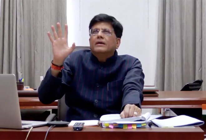 Piyush Goyal at BIS meeting Piyush Goyal at BIS meeting