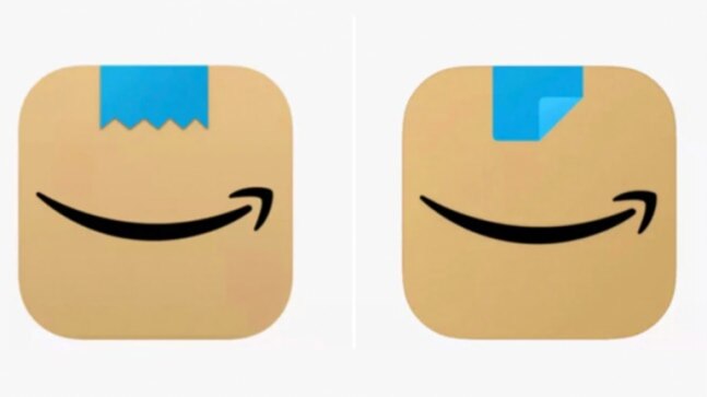 Amazon tweaks new app logo after comparison with Hitler's moustache Amazon tweaks new app logo after comparison with Hitler's moustache