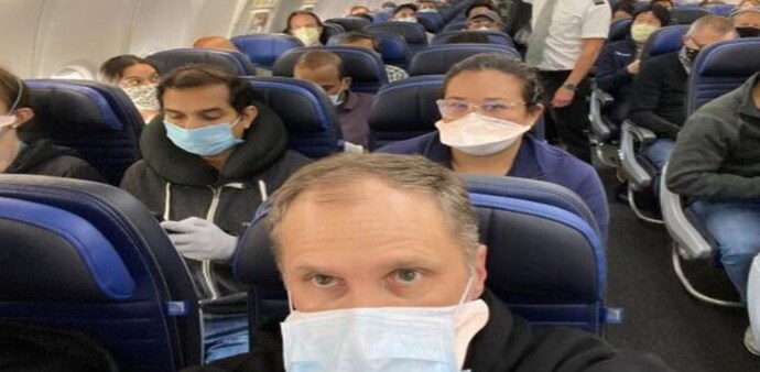 Delhi High Court took suo motu cognisance of the fact that several travelers on the Air India flight from Kolkata to New Delhi on March 5 sported masks below their chin Delhi High Court took suo motu cognisance of the fact that several travelers on the Air India flight from Kolkata to New Delhi on March 5 sported masks below their chin