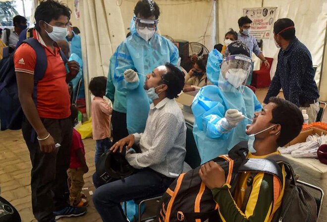 The glut of COVID-19 infections in India has also driven a surge in global cases The glut of COVID-19 infections in India has also driven a surge in global cases