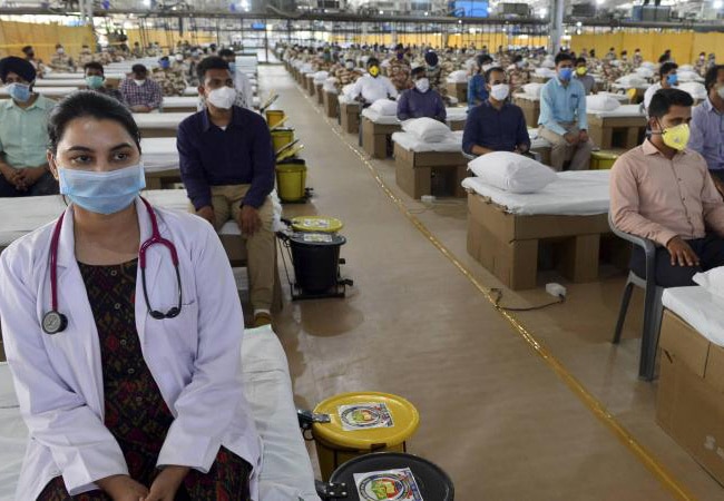 The 10,200-bed facility was inaugurated on July 5 last year and was operated by the Indo-Tibetan Border Police The 10,200-bed facility was inaugurated on July 5 last year and was operated by the Indo-Tibetan Border Police