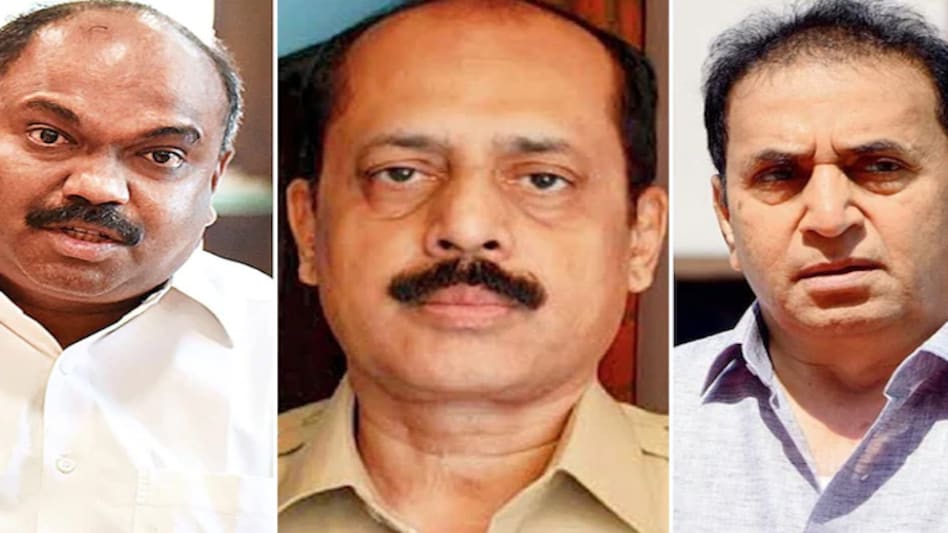 In his letter to the NIA, suspended Mumbai Police cop Sachin Vaze has accused both Anil Deshmukh (right) and Anil Parab (left) of asking him to collect money from local businesses In his letter to the NIA, suspended Mumbai Police cop Sachin Vaze has accused both Anil Deshmukh (right) and Anil Parab (left) of asking him to collect money from local businesses