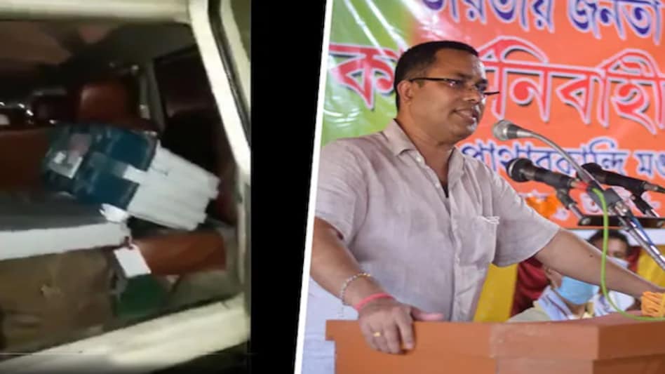 A video of the EVM kept in Paul's car had gone viral on social media on April 1 A video of the EVM kept in Paul's car had gone viral on social media on April 1