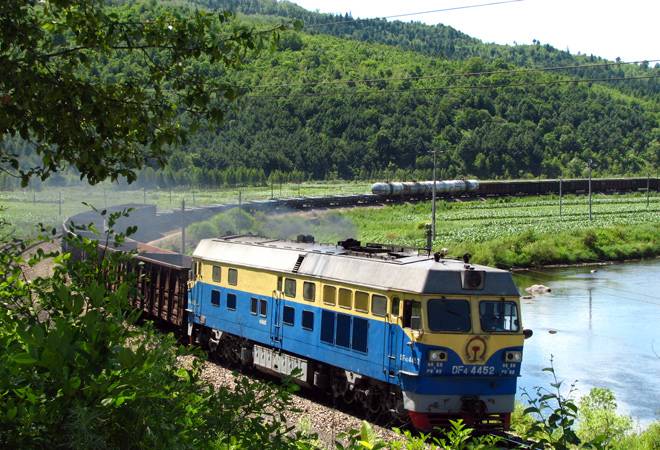 In the month of March 2021, Indian Railways' freight loading was at 130.38 million tonnes, up 27.33 per cent. In the month of March 2021, Indian Railways' freight loading was at 130.38 million tonnes, up 27.33 per cent.