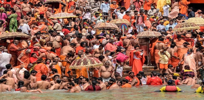 Haridwar Kumbh Mela medical office said 68 seers have tested positive for COVID-19 between April 5 to 14 Haridwar Kumbh Mela medical office said 68 seers have tested positive for COVID-19 between April 5 to 14