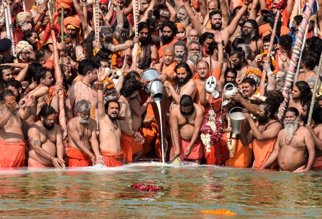Kumbh mela in haridwar: The shahi snans have triggered concerns over their role in possibly adding to rising coronavirus cases in the country Kumbh mela in haridwar: The shahi snans have triggered concerns over their role in possibly adding to rising coronavirus cases in the country