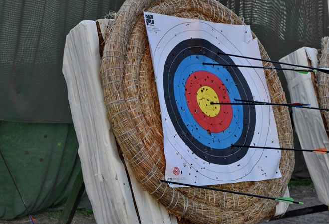 Shillong Teer is organised by the Khasi Hills Archery Sports Association, a group of 12 archery clubs Shillong Teer is organised by the Khasi Hills Archery Sports Association, a group of 12 archery clubs