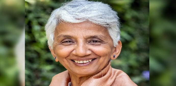 Rekha takes on the new role from outgoing chairperson UB Pravin Rao Rekha takes on the new role from outgoing chairperson UB Pravin Rao