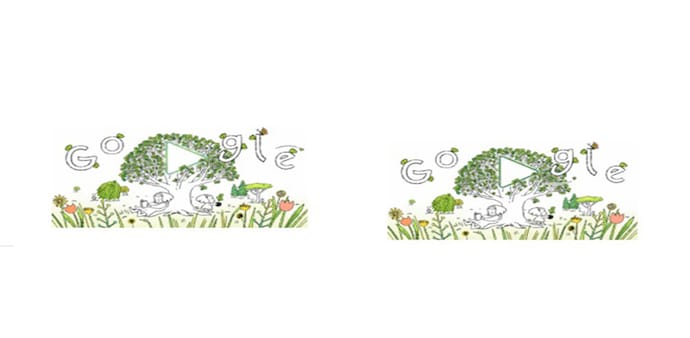 The illustration leads users to a short film titled Earth Day 2021 Doodle on YouTube The illustration leads users to a short film titled Earth Day 2021 Doodle on YouTube