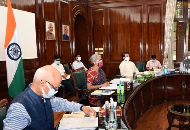 GST Council Meet: Centre to borrow Rs 1.58 lakh cr to compensate states, says FM GST Council Meet: Centre to borrow Rs 1.58 lakh cr to compensate states, says FM