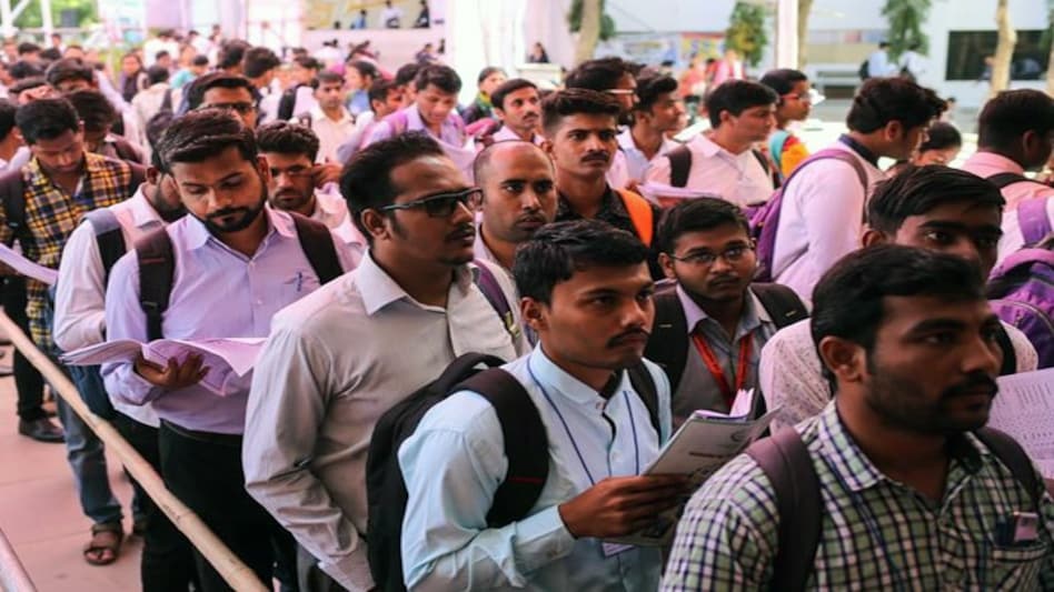 Unemployment rate shot up from 6.5 per cent in March to 7.97 per cent in April Unemployment rate shot up from 6.5 per cent in March to 7.97 per cent in April