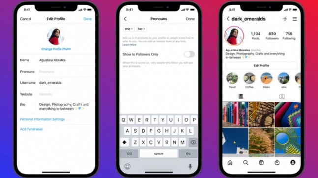 Instagram will now let users add pronouns ontheir profiles