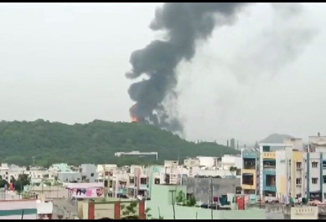 Major fire breaks out at HPCL Visakhapatnam plant