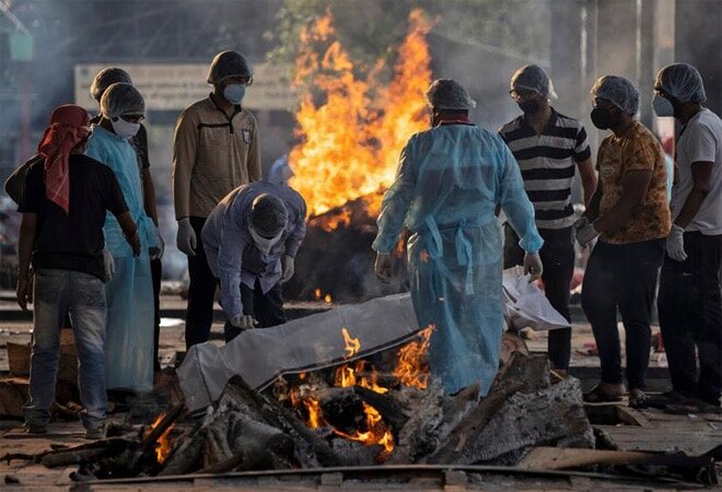 Kumar was the head of the team formed by the municipal corporation to cremate the bodies of coronavirus patients Kumar was the head of the team formed by the municipal corporation to cremate the bodies of coronavirus patients