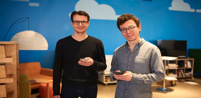 Duolingo founders Severin Hacker and Luis von Ahn Duolingo founders Severin Hacker and Luis von Ahn