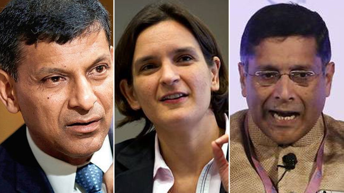 Raghuram Rajan, Esther Duflo and Arvind Subramanian Raghuram Rajan, Esther Duflo and Arvind Subramanian