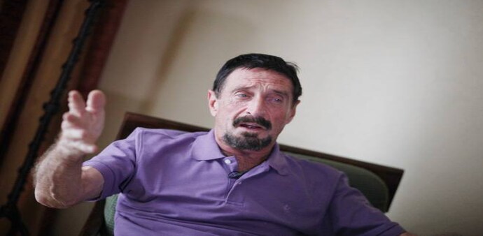 John McAfee, the creator of McAfee antivirus software John McAfee, the creator of McAfee antivirus software