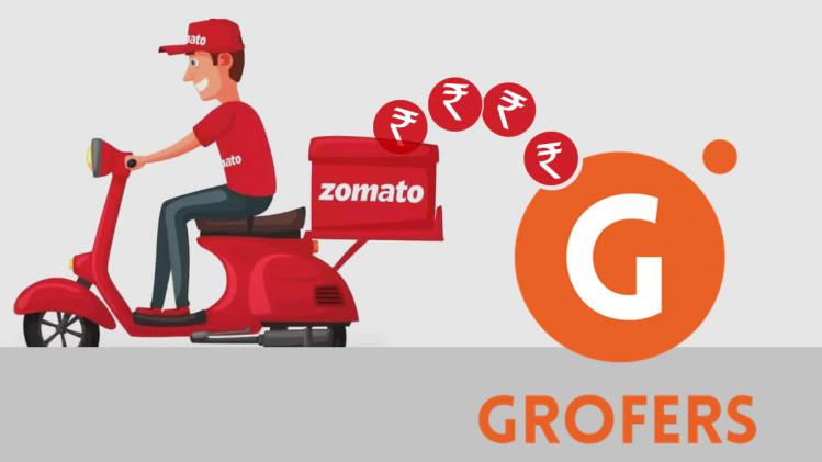 Zomato pumps in $100 million in Grofers Zomato pumps in $100 million in Grofers