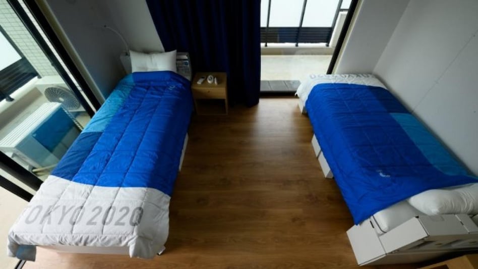 The report was based on a tweet by US athlete Paul Chelimo, who said the beds were "aimed at avoiding intimacy among athletes." (Source: Reuters) The report was based on a tweet by US athlete Paul Chelimo, who said the beds were "aimed at avoiding intimacy among athletes." (Source: Reuters)