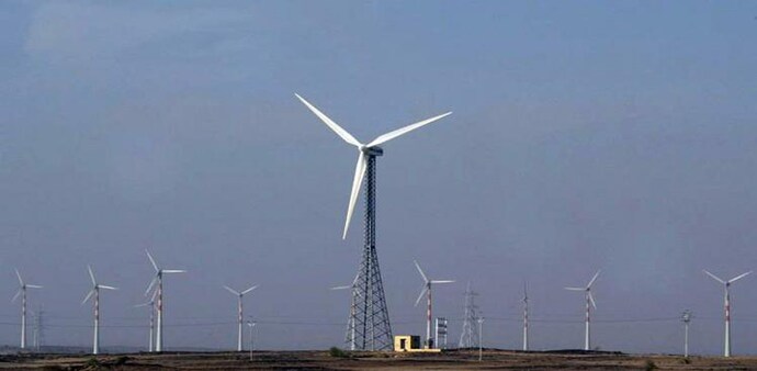 Offshore wind turbines are much larger in size (in range of 5 to 10 MW per turbine) as against 2-3 MW of an onshore wind turbine Offshore wind turbines are much larger in size (in range of 5 to 10 MW per turbine) as against 2-3 MW of an onshore wind turbine