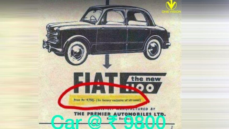 The ad shared by Mahindra dates back to 1963 when the model was launched The ad shared by Mahindra dates back to 1963 when the model was launched