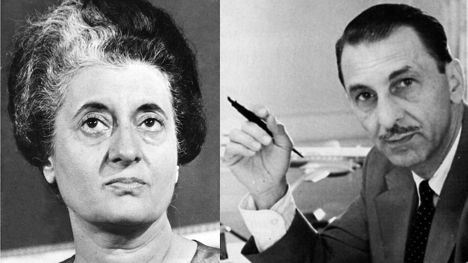 Former Prime Minister Indira Gandhi and ex-chairman of Tata Group Bharat Ratna JRD Tata Former Prime Minister Indira Gandhi and ex-chairman of Tata Group Bharat Ratna JRD Tata