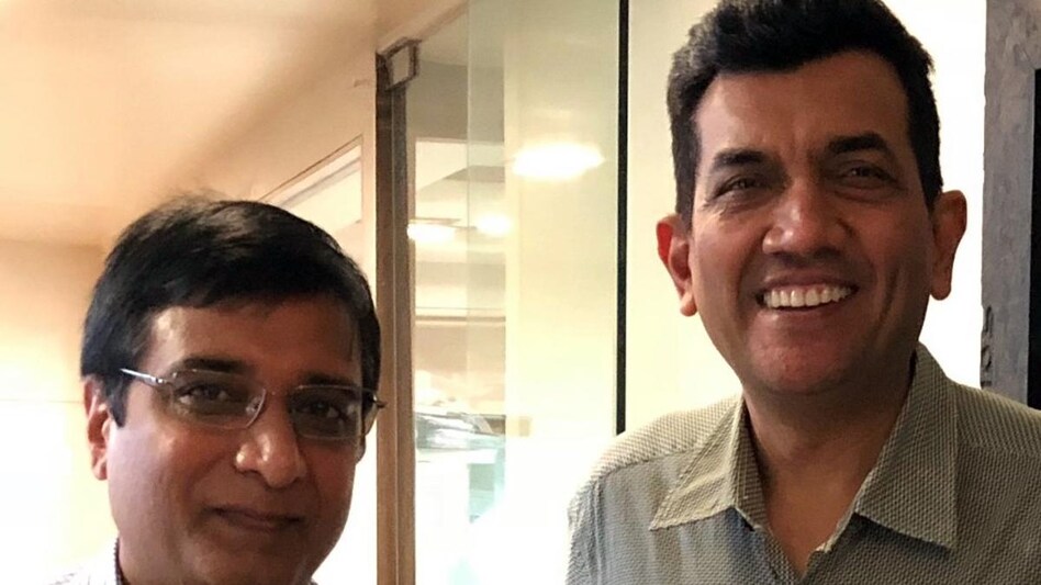 Tinychef Cofounder Bahubali Shete and cofounder chef Sanjeev Kapoor Tinychef Cofounder Bahubali Shete and cofounder chef Sanjeev Kapoor