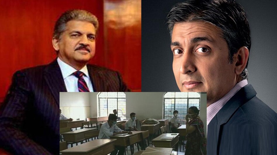 Anand Mahindra and Rishad Premji on reopening schools (Images: Agencies) Anand Mahindra and Rishad Premji on reopening schools (Images: Agencies)
