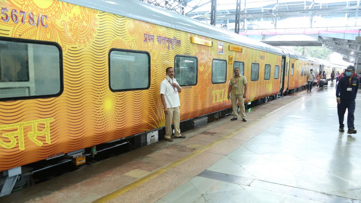 The smart coaches have been added to the Mumbai Rajdhani Express train, which started its maiden journey on July 19, 2021 The smart coaches have been added to the Mumbai Rajdhani Express train, which started its maiden journey on July 19, 2021