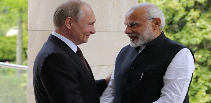 Prime Minister Narendra Modi and Russian President Vladimir Putin Prime Minister Narendra Modi and Russian President Vladimir Putin
