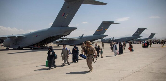 British Armed Forces Minister James Heappey told there was very, very credible reporting of an imminent attack at the airport British Armed Forces Minister James Heappey told there was very, very credible reporting of an imminent attack at the airport