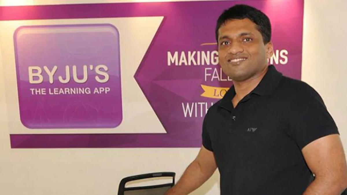 Byju's founder Byju Raveendran Byju's founder Byju Raveendran