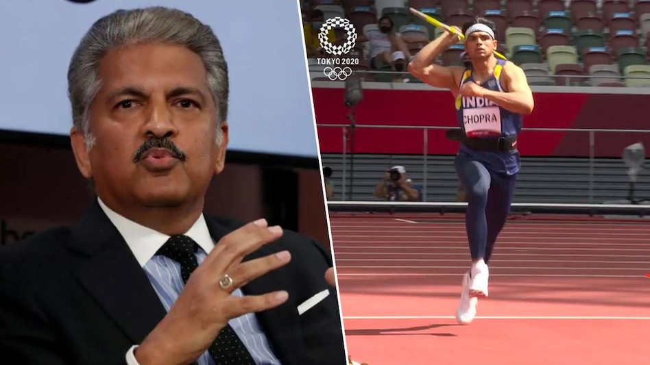 Anand Mahindra tweets on Neeraj Chopra's Tokyo Olympics performance Anand Mahindra tweets on Neeraj Chopra's Tokyo Olympics performance