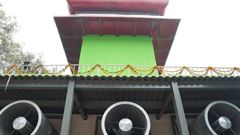 The tower has been set up as a pilot project The tower has been set up as a pilot project