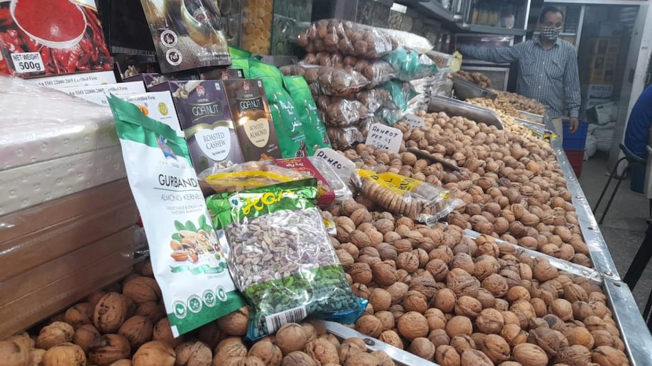 The disruption in imports of dry fruits such as almonds, apricot, figs, pistachio etc. has led to a sharp rise in their prices The disruption in imports of dry fruits such as almonds, apricot, figs, pistachio etc. has led to a sharp rise in their prices