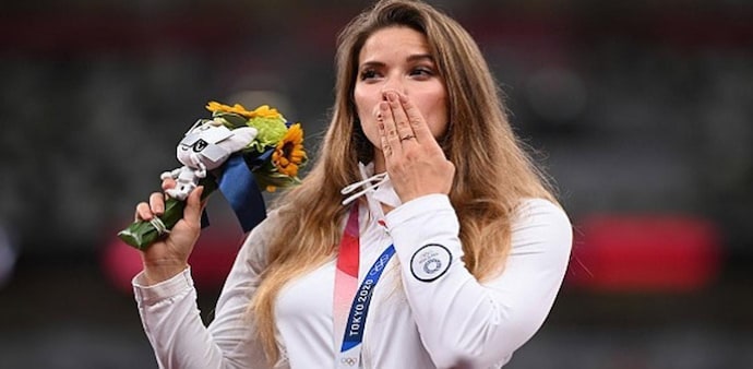 Maria Andrejczyk won her first-ever Olympic medal at the recently concluded Tokyo Olympics 2020 Games Maria Andrejczyk won her first-ever Olympic medal at the recently concluded Tokyo Olympics 2020 Games