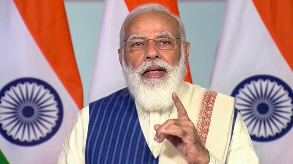 PM Modi said that thousands of start-ups have emerged during the tough time of corona and start-ups are becoming unicorns. (Source:PTI) PM Modi said that thousands of start-ups have emerged during the tough time of corona and start-ups are becoming unicorns. (Source:PTI)