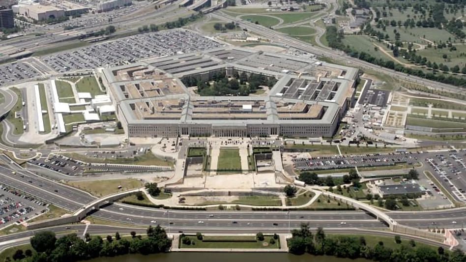 A Pentagon announcement said the facility was on lockdown due to "police activity" (Source: Reuters) A Pentagon announcement said the facility was on lockdown due to "police activity" (Source: Reuters)