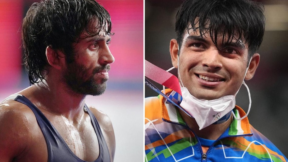 While Chopra won gold medal, Punia pulled off a bronze medal. While Chopra won gold medal, Punia pulled off a bronze medal.